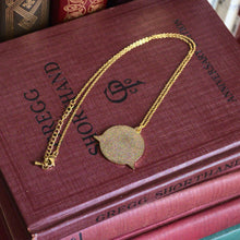 Load image into Gallery viewer, Sleepy Cat on a Book Necklace